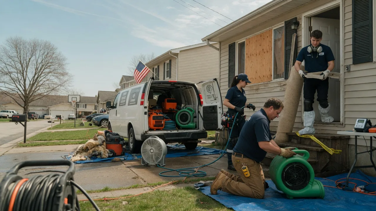 Water Damage Restoration in Catlin, IL near me